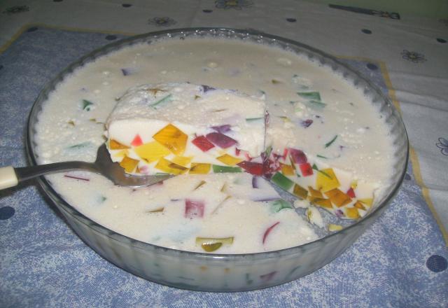 Gelatina colorida