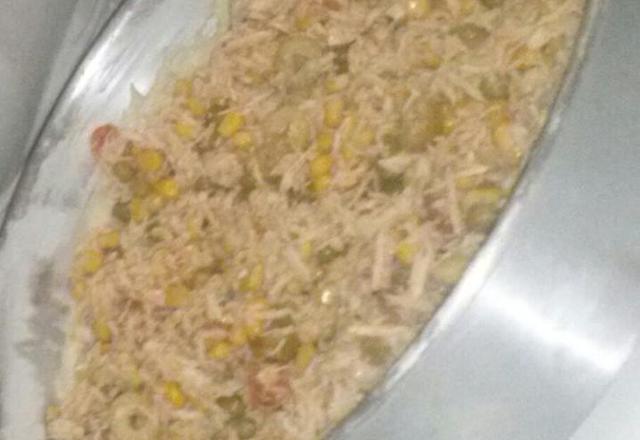 Torta de frango com requeijão