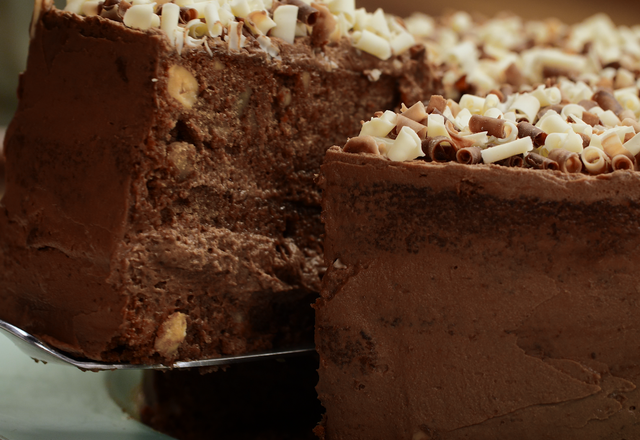 Bolo mousse de nutella