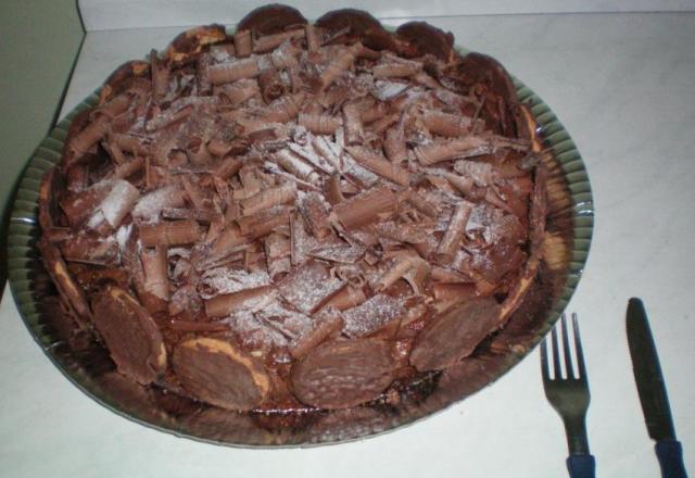 Bolo mousse chocolate