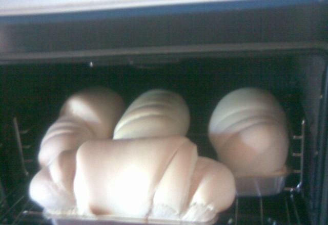 Pão caseiro recheado