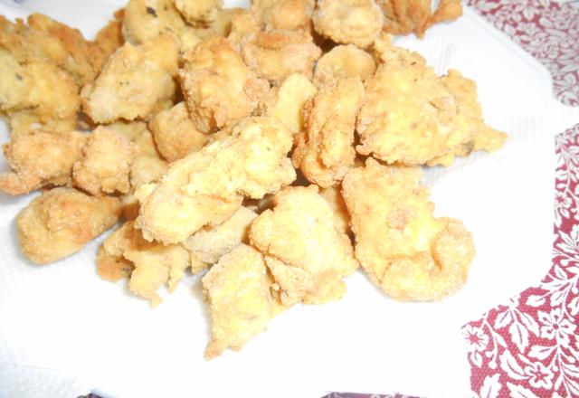 Frango empanado para petiscar