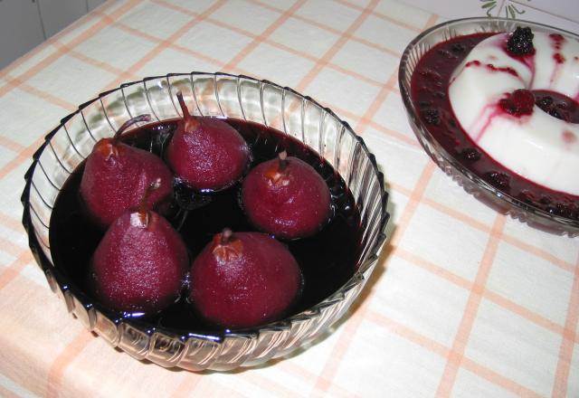 Pêras ao vinho