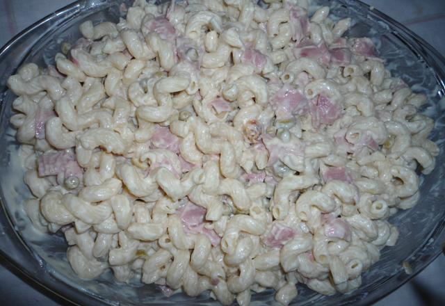 Macarrão ao molho branco com camarão