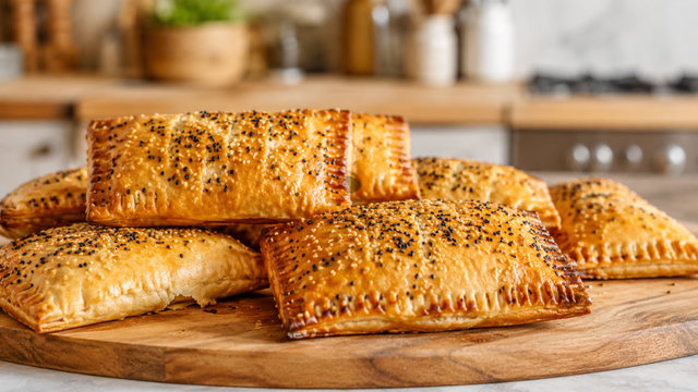 Pastelzinho caseiro sem glúten e com batata-doce você aprende no TudoGostoso: perfeito para congelar