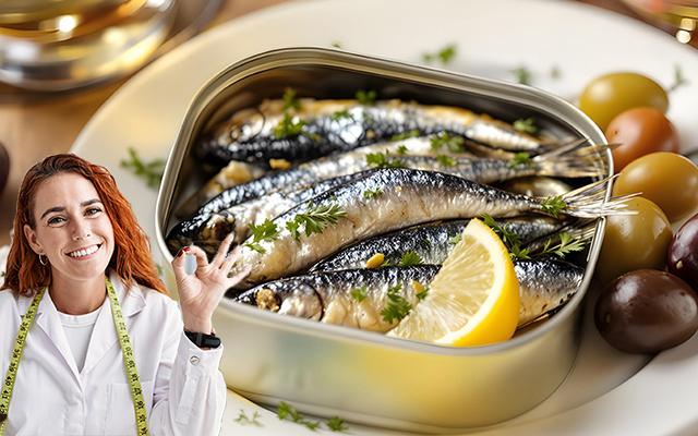 Sou nutricionista e garanto: "Comer sardinhas enlatadas com espinhas fornece duas vezes mais cálcio do que o leite, algo que eu recomendo muito”