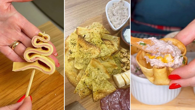 3 receitas com massa de pastel rápidas, fáceis e baratas que irão render entradas de Natal lindas e gostosas