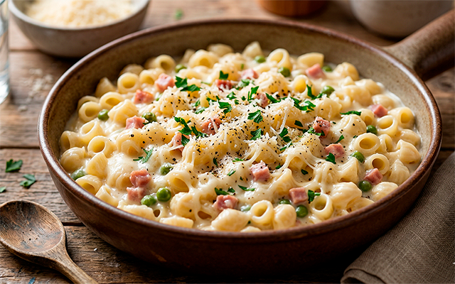 Essa mistura rápida na panela virou um prato completo, cremoso e perfeito para dias corridos