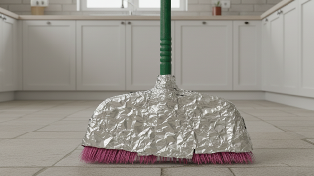Colocar papel-alumínio na vassoura: por que é recomendado e para que serve