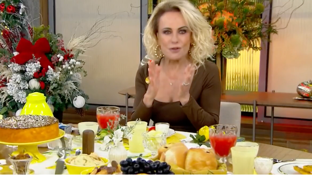 O que a Ana Maria faz com toda a comida do Mais Você depois do programa? "A maioria dos dias é isso que acontece"