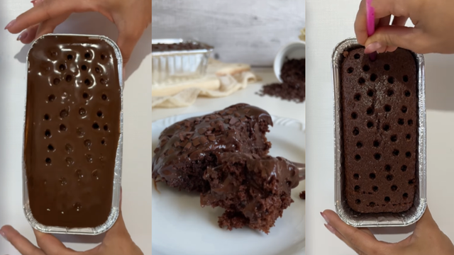 Fiz o bolo suculento mais molhadinho da minha vida com um truque simples usando um canudo que aprendi com uma confeiteira