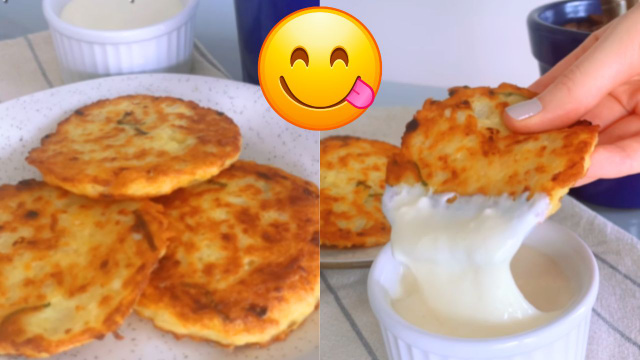 Panqueca de batata pra variar o cardápio: não esqueça de tirar o excesso de líquido no preparo