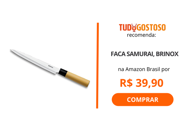 Qual o tipo de faca ideal para cortar sushi e sashimi?