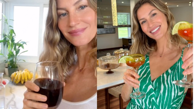 Nem sucos detox, nem dietas difíceis: Gisele Bündchen passou a incluir essa bebida para uma alimentação mais saudável