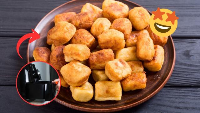 Nhoque frito na airfryer é uma tentação: receita surpreendente é fácil de fazer e deliciosa