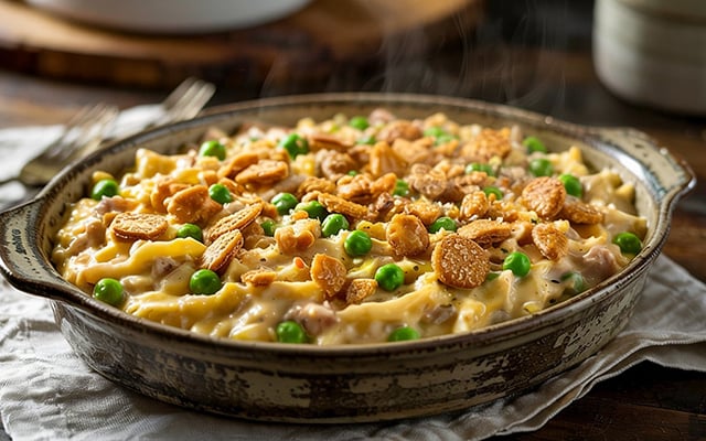 Ervilhas e atum salteados na frigideira: uma opção rápida e saborosa para o almoço (pronta em 15 minutos)