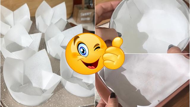 Com quantos anos você aprendeu a colocar o papel-manteiga do jeito certo nas formas?