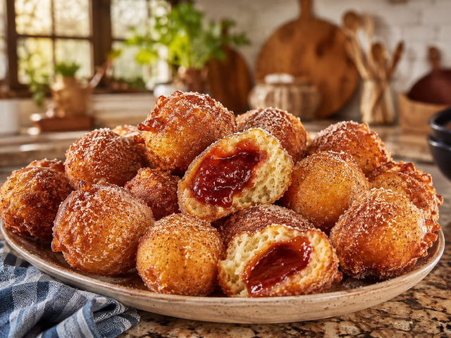 Bolinho de chuva com goiabada: receita de infância que ganhou um recheio ainda mais gostoso