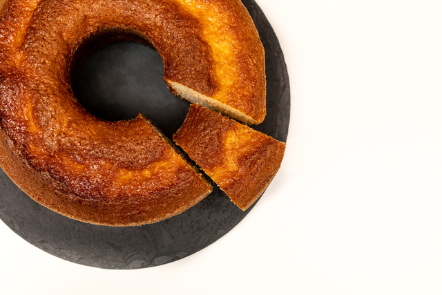 Bolo de café da manhã com iogurte natural aprovado por nutricionista