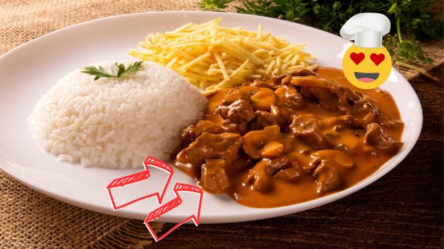 Deixe a carne do strogonoff bem macia com esse truque de chef