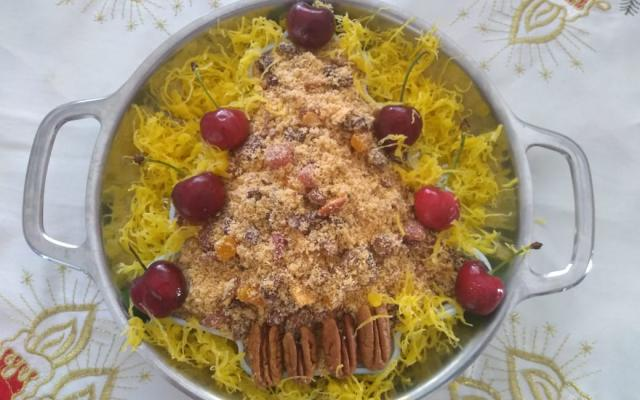 Essa farofa tem ingredientes clássicos do Natal (Créditos: TudoGostoso/Janice Teresinha Vingert Amaral)