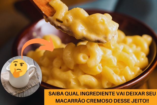Deixe seu macarrão mais cremoso com um ingrediente que você NEM IMAGINA