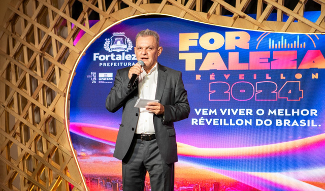 Prefeito de Fortaleza, José Sarto anuncia programação de Réveillon e que aumentar o número de visitantes na cidade (Foto: Divulgação)