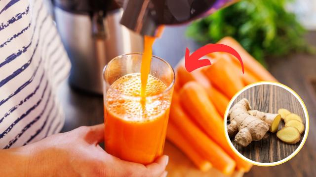 Cenoura com gengibre para emagrecer: suco no café da manhã ajuda a perder peso mais rápido; veja como fazer a bebida cheia de benefícios