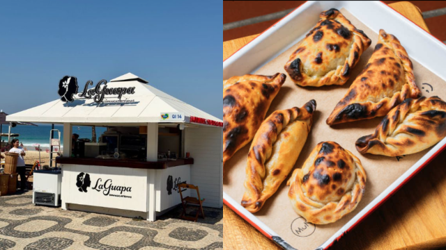 O segredo das empanadas de Paola Carosella: chef argentina cai no gosto dos cariocas e abre terceira loja no Rio, um quiosque na praia de Ipanema