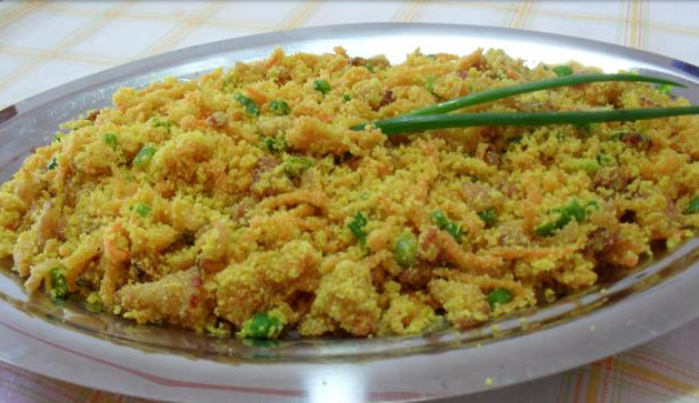 Farofa de cenoura. (créditos: TudoGostoso/Elizangela) 