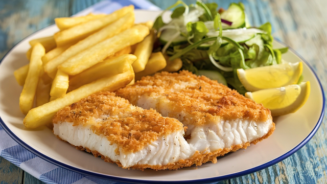 Alfredo Vozmediano, chef: "O peixe frito não é empanado; ele fica crocante com essa mistura de farinha e água."