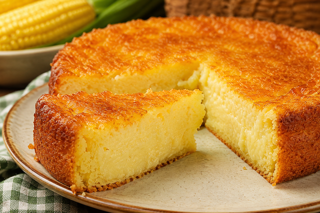 Bolo de milho de liquidificador: bata tudo por 2 minutos e prepare um bolo cremoso e irresistível