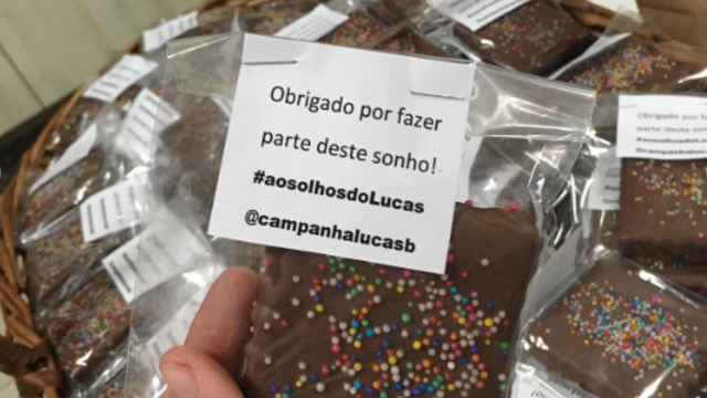 A venda contribuiu para a família arrecadar mais de R$ 100 mil para o tratamento do garoto. (Créditos: Bruna Ferreira Schiestl/ reprodução Instagram)