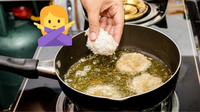 Aprenda com quem sabe: 5 coisas que você NUNCA deve fazer ao fritar um alimento