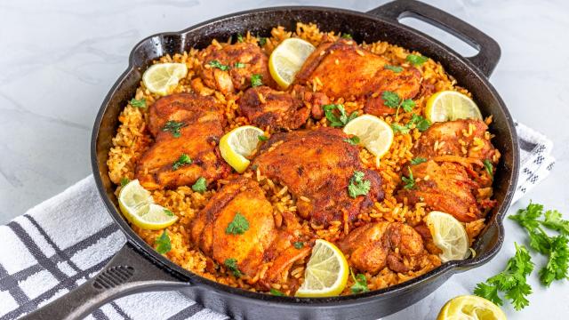 Arroz com frango de uma panela só: cheio de especiarias e fácil de fazer, todo mundo me pede a receita