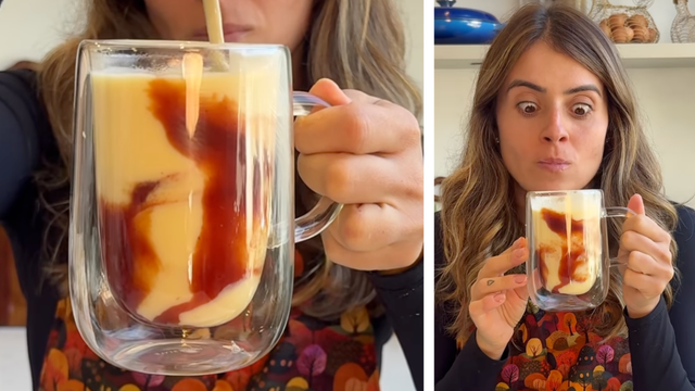Já pensou em fazer chocolate quente de milho que também leva goiabada? Essa receita virou a minha bebida oficial do inverno!