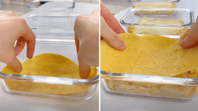 A massa de tapioca substitui as folhas tradicionais sem pesar no prato. (Foto: reprodução @sarahmbonet no Instagram)