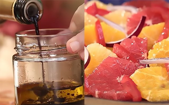 Já anota, salva ou printa a receita: salada de laranja combina ingredientes de forma surpreendente e fica deliciosamente única