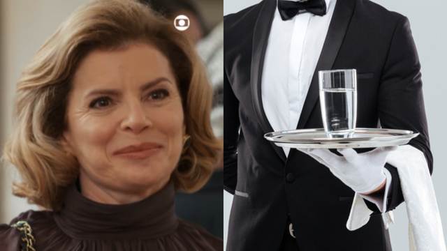 "Nunca sirva um copo de água na bandeja. Quem usa bandeja é o garçom " Odete Roitman (Vale Tudo) tá certa ou errada? Especialista em etiqueta tem a resposta