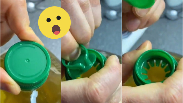 As pessoas só descobriram agora para que serve o anel de plástico da garrafa de azeite de oliva e seu uso é muito importante