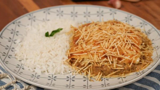 O melhor fricassê não é de frango: aprenda a fazer essa receita de fricassê de fraldinha cremoso!