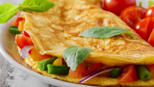 Essa omelete é perfeita para começar o dia (Créditos: TudoGostoso)
