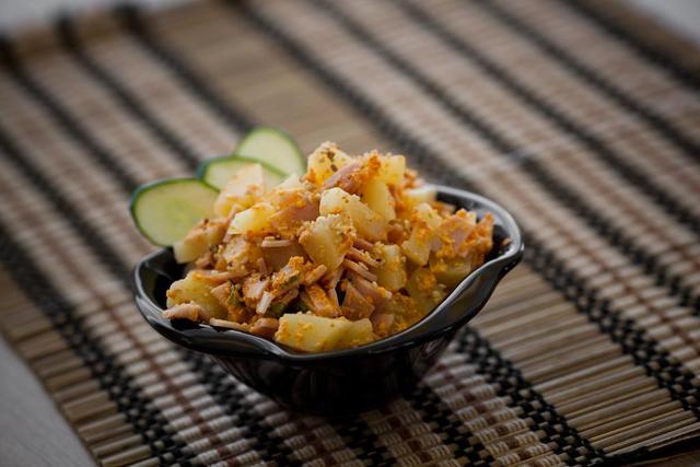 Salada de batata com presunto (Créditos: TudoGostoso)