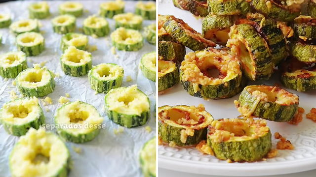 Abobrinha crocante estilo anel de cebola: o truque que deixa o petisco perfeito no forno, nem precisa de airfryer