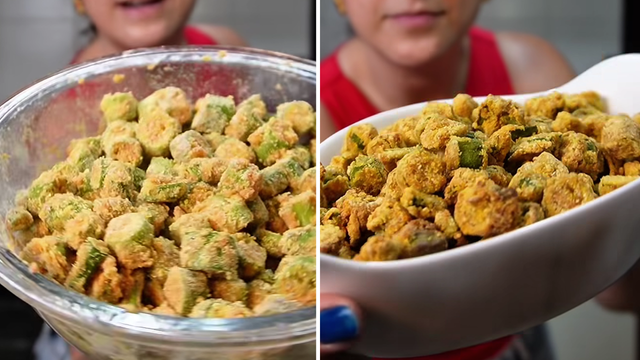 Petisco de quiabo crocante: receita fácil na airfryer que conquista até quem torce o nariz