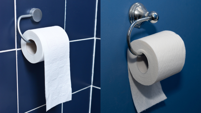 Só existe uma maneira correta de colocar o papel higiênico: uma patente encerrou o debate em 1891