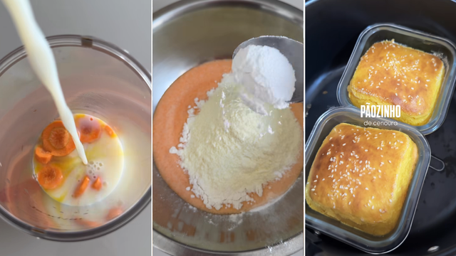 O melhor pãozinho de cenoura que você vai comer na sua vida é muito fácil de fazer!