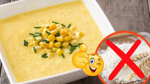 Creme de milho rápido e fácil de fazer e SEM FARINHA e SEM MAISENA: você escolhe se deixa pedacinhos ou se faz bem liso