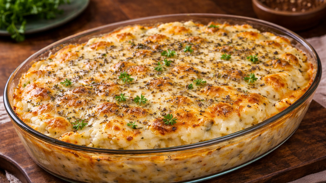 Escondidinho de peixe. (créditos: Imagem gerada por Inteligência Artificial) 