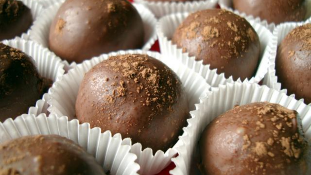 Trufas de chocolate. (créditos: TudoGostoso)